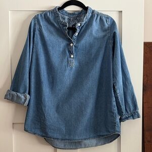 Gap Blue Denim Women’s Shirt/tunic
